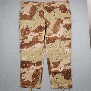 Chocolate Chip Camo Pants Mens 3XL 48x32 Desert BDU Tactical Cargo Military